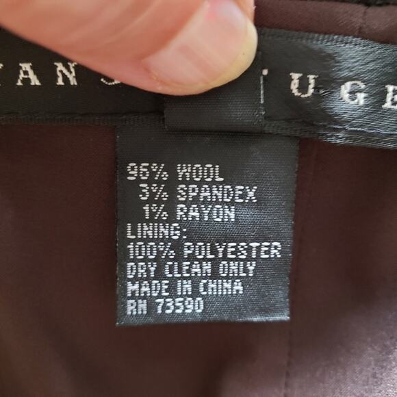 Yansi Fugel Skirt Womens Paisley High Waist Pencil Midi Career Corpcore Size 2 - Picture 12 of 12